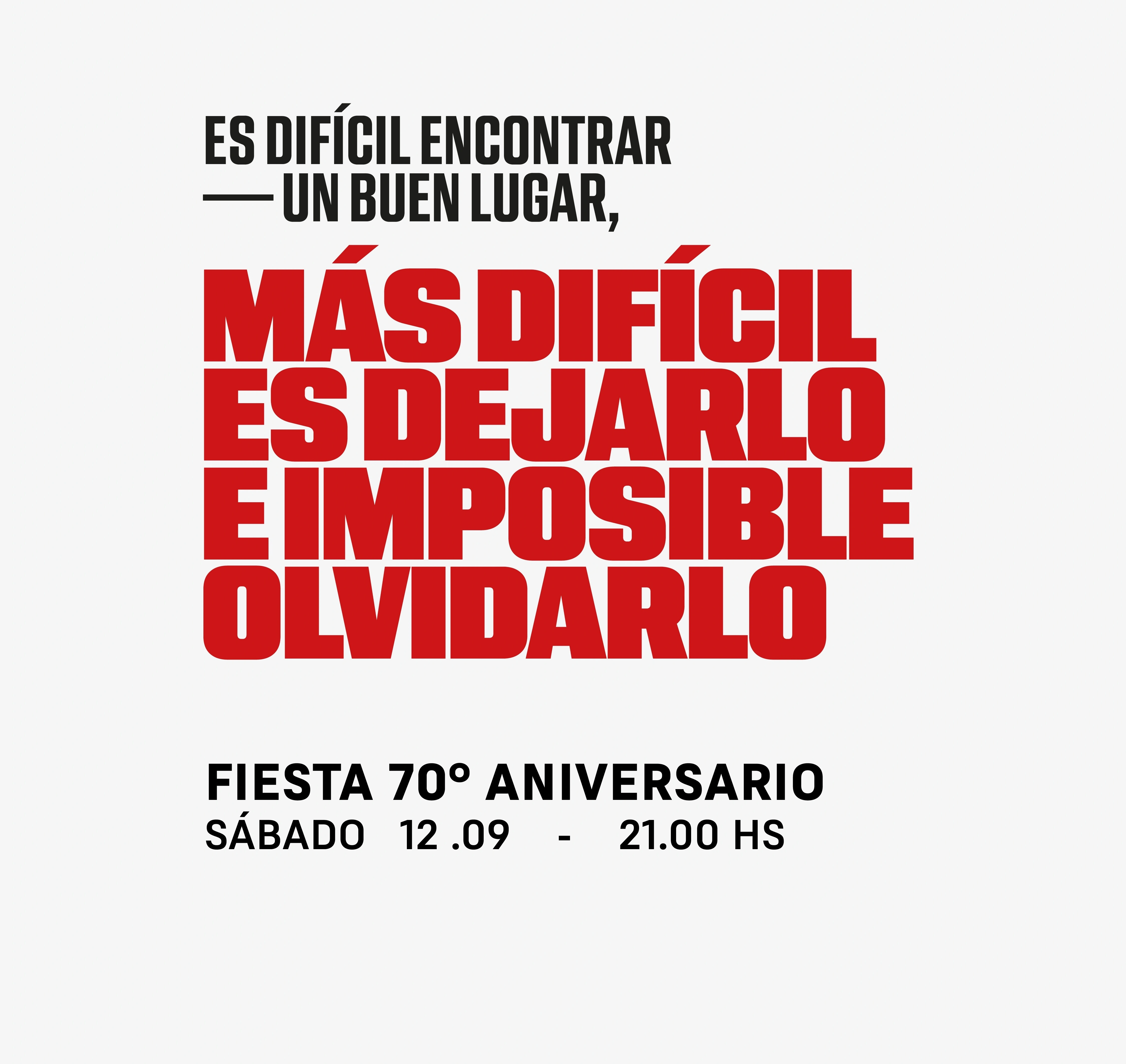 70° Aniversario C.U.B.B.